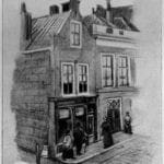 Een tekening van Hogewoerd 63 uit 1894