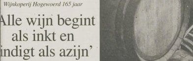 Interview in het Leidsch Dagblad van 23 april 1998