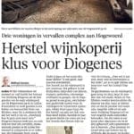 Een artikel uit het Leidsch Dagblad van 11 januari 2016