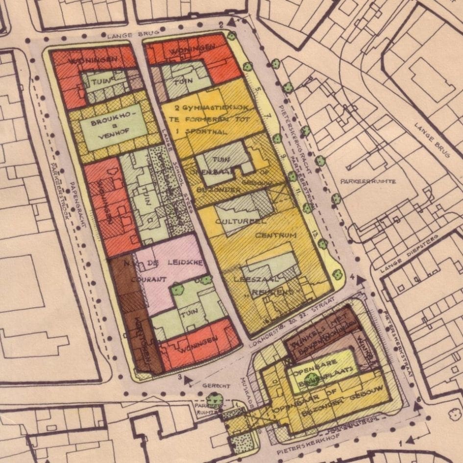 Volgens een saneringsplan uit 1962 moesten de Lokhorststraatpanden worden gesloopt.